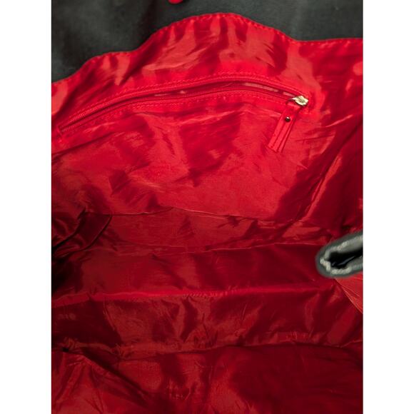 Victoria's Secret Women Handbags, Metallic Silver & Black Weekender Tote Bag - Picture 4 of 8